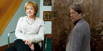 Margaret Hodge (links, Bild: Kate Peters, Republik) und Paul Tang (rechts, Bild: Jussi Puikkonen, Republik)