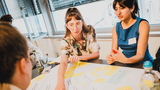 Gruppenarbeit an den Social Design Days in Nürnberg (Foto: Sven Stolzenwald)